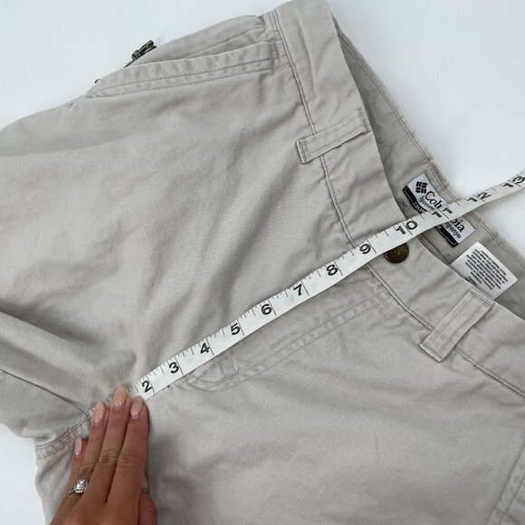 Columbia Zippered Pockets Khakis 100% Cotton Women's Size 10 Classic Casual - Picture 7 of 10